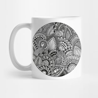 Zentangle circle Mug